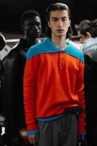 Backstage at MSGM Men's Fall 2024