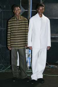 Backstage at Zegna Men's Fall 2024
