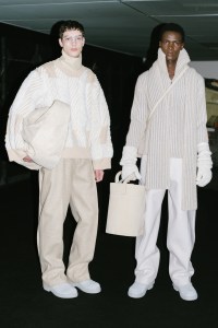 Backstage at Zegna Men's Fall 2024