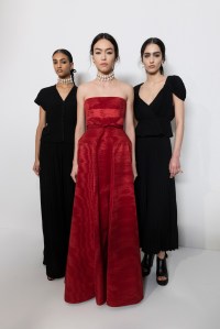 Backstage at Christian Dior Couture 2024