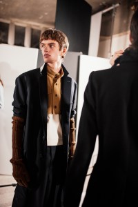 Backstage at Dries Van Noten Men's Fall 2024