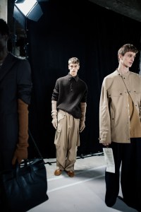 Backstage at Dries Van Noten Men's Fall 2024