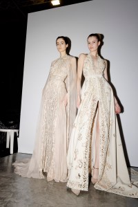 Backstage at Elie Saab Couture Spring 2024