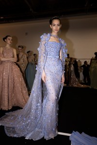 Backstage at Elie Saab Couture Spring 2024