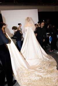 Backstage at Elie Saab Couture Spring 2024