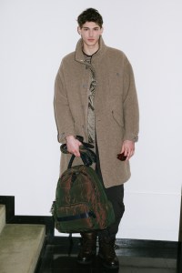 Backstage at Giorgio Armani Men's Fall 2024