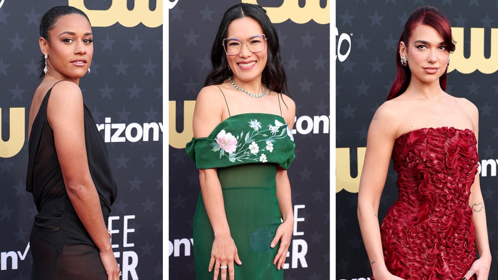 Ariana DeBose, Ali Wong and Ariana DeBose, red carpet, dress, critics choice awards 2024