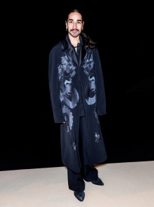 Willy Cartier at Balmain Men’s Fall 2024 as part of Paris Men's Fashion Week held at Grande Halle de la Villette on January 20, 2024 in Paris, France.