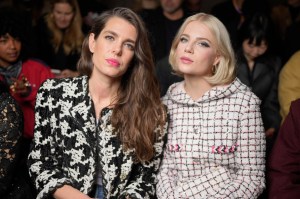 Charlotte Casiraghi and Lucy Boynton