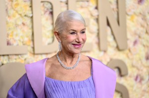 Helen Mirren in Harry Winston and Dolce & Gabanna