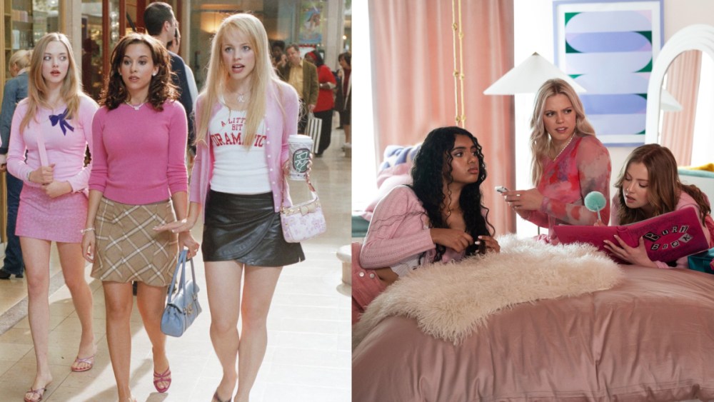 Amanda Seyfried, Lacey Chabert and Rachel McAdams, Mean Girls, the plastics, Avantika Vandanapu, Reneé Rapp, Bebe Wood