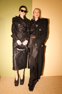 Backstage at the Balmain Fall 2024 Ready-to-Wear