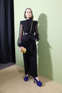 Backstage at the Balmain Fall 2024 Ready-to-Wear