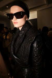 Backstage at the Balmain Fall 2024 Ready-to-Wear