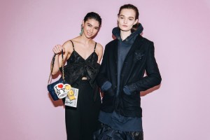 Backstage at Coach RTW Fall 2024 as part of New York Ready to Wear Fashion Week held at the James B. Duke House on February 12, 2024 in New York, New York.Backstage at the Coach fall 2024 ready-to-wear show at New York Fashion Week.
