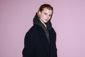 Backstage at Coach RTW Fall 2024 as part of New York Ready to Wear Fashion Week held at the James B. Duke House on February 12, 2024 in New York, New York.Backstage at the Coach fall 2024 ready-to-wear show at New York Fashion Week.