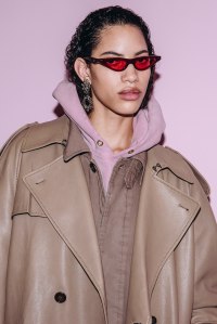 Backstage at Coach RTW Fall 2024 as part of New York Ready to Wear Fashion Week held at the James B. Duke House on February 12, 2024 in New York, New York.Backstage at the Coach fall 2024 ready-to-wear show at New York Fashion Week.