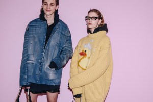 Backstage at Coach RTW Fall 2024 as part of New York Ready to Wear Fashion Week held at the James B. Duke House on February 12, 2024 in New York, New York.Backstage at the Coach fall 2024 ready-to-wear show at New York Fashion Week.