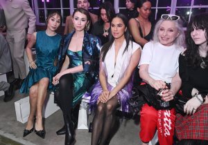 Eva Gutowski, Caitlin Reilly, Misty Copeland and Debbie Harry at the Bach Mai fall 2024 ready-to-wear show.