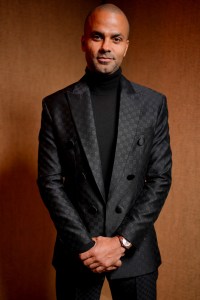 Tony Parker at the Balmain Fall 2024 Ready-to-Wear show