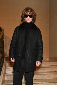 Jordan Huxhold at the Thom Browne Fall 2024 ready-to-wear show