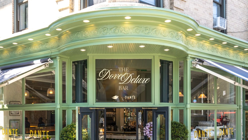 The "Dove Deluxe Bar" is popping up at Dante West Village in New York on Feb. 22 and Feb. 23.