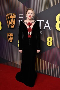 LONDON, ENGLAND - FEBRUARY 18: Emerald Fennell attends the EE BAFTA Film Awards 2024 at The Royal Festival Hall on February 18, 2024 in London, England. (Photo by Gareth Cattermole/BAFTA/Getty Images for BAFTA)