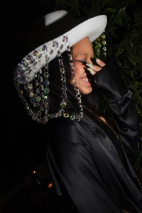 Ajani Russell at the Frame NYFW Dinner held at Indochine on February 12, 2024 in New York, New York.