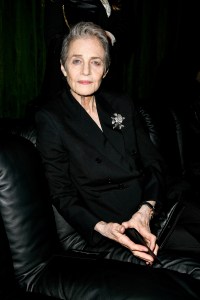 Charlotte Rampling  at the Saint Laurent Fall 2024 Ready-to-Wear show