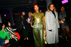 KiKi Layne  at the Sergio Hudson Fall 2024 ready-to-wear show