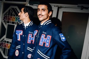 Twins Hadban at the Tommy Hilfiger Fall 2024 ready-to-wear show