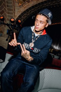 Central Cee  at the Tommy Hilfiger Fall 2024 ready-to-wear show