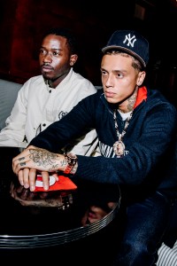 Damson Idris and Central Cee  at the Tommy Hilfiger Fall 2024 ready-to-wear show