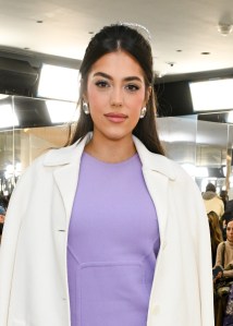 Sistine Stallone at Michael Kors Fall 2024 ready-to-wear show