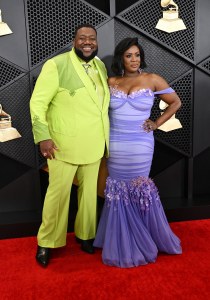 Michael Trotter Jr. and Tanya Trotter at the 66th Annual GRAMMY Awards held at Crypto.com Arena on February 4, 2024 in Los Angeles, California.