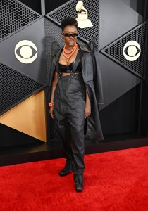 Folake Olowofoyeku at the 66th Annual GRAMMY Awards held at Crypto.com Arena on February 4, 2024 in Los Angeles, California.