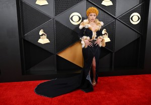 Ice Spice at the 66th Annual GRAMMY Awards held at Crypto.com Arena on February 4, 2024 in Los Angeles, California.