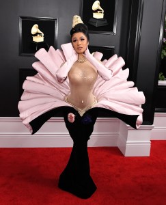 Cardi B at the 2019 Grammy Awards in Mugler