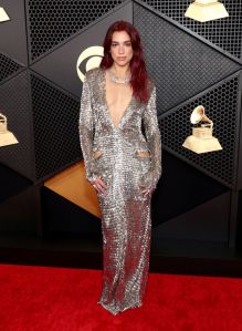 LOS ANGELES, CALIFORNIA - FEBRUARY 04: Dua Lipa attends the 66th GRAMMY Awards at Crypto.com Arena on February 04, 2024 in Los Angeles, California. (Photo by Matt Winkelmeyer/Getty Images for The Recording Academy)