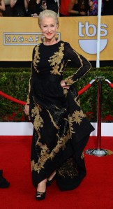 Helen Mirren in Escada, 2014.