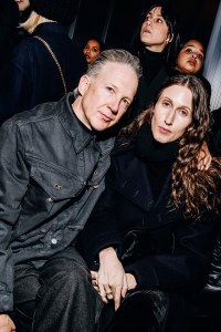 Jefferson Hack and Anna Cleveland at the Thom Browne Fall 2024 ready-to-wear show