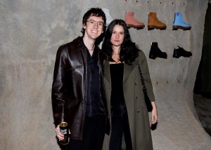 Jason Renaud and Sydney Jackson at the grand opening of 424's Melrose Place.