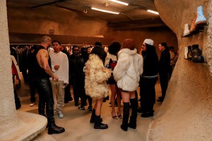 The scene at the grand opening of 424's Melrose Place.
