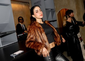 Yeva Kouzouian at the grand opening of 424's Melrose Place.