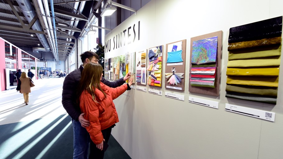 The scene at the 38th edition of Milano Unica in January 2024