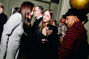 Roopal Patel and Charlotte Groeneveld at the Adam Lippes 10th Anniversary Dinner held at Majorelle on February 6, 2024 in New York, New York.