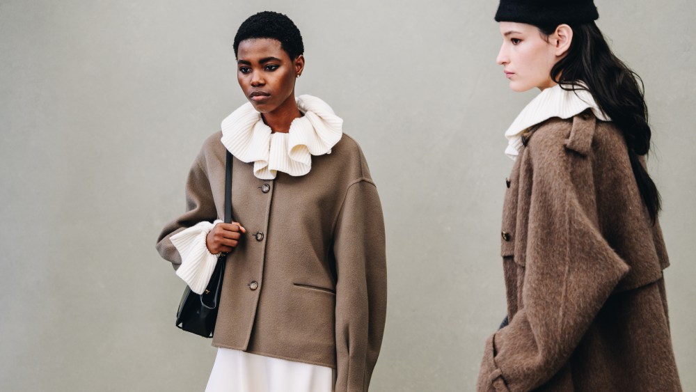 Backstage at the Altuzarra fall 2024 ready-to-wear show at New York Fashion Week.