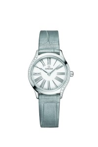 Omega Mini De Ville Tresor, steel on alligator strap.