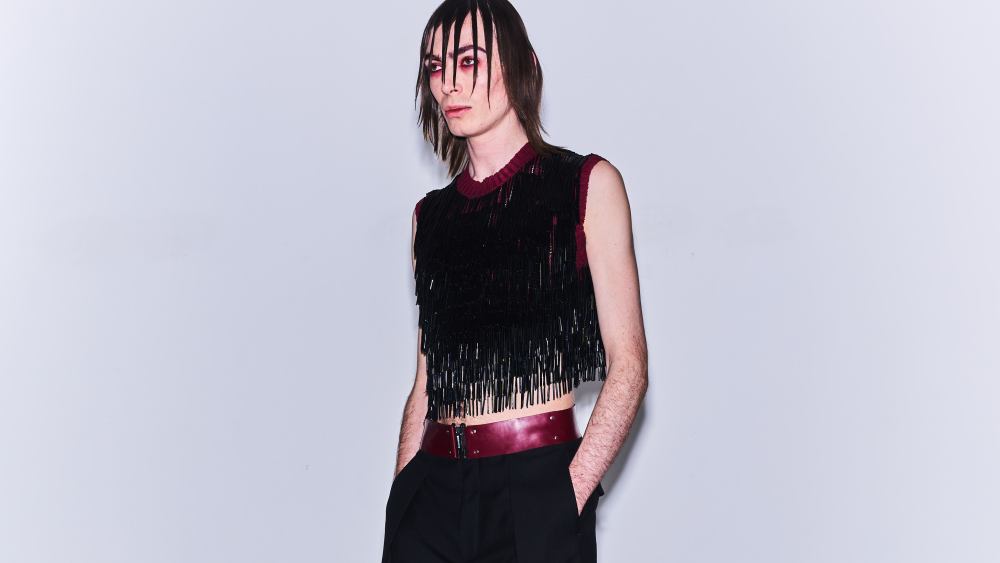 A look from Philipp Dorner's collection "Raum."