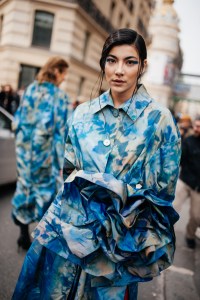 Street style at Paris Fashion Week Fall 2024